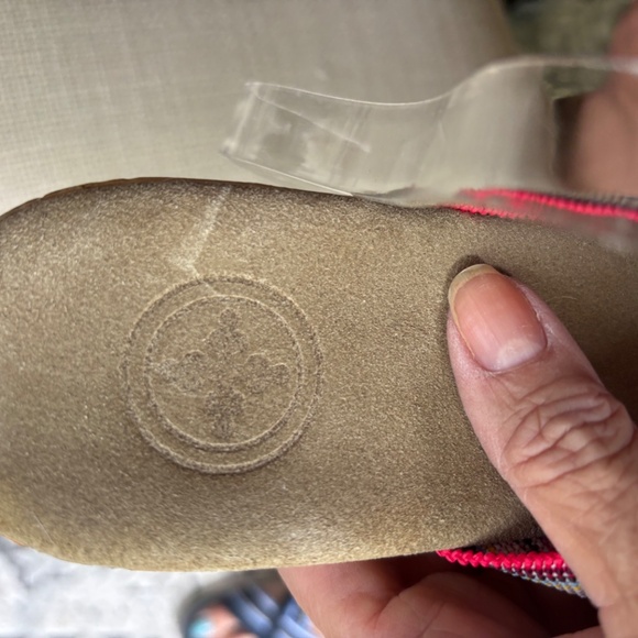 CHARLESTON SHOE CO Backless Atlantic Pink MULTISTRIPE Size 10 - Picture 5 of 5